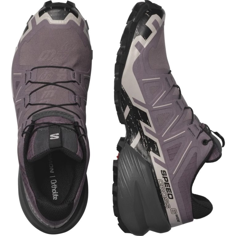 Salomon Speedcross 6 Wide Women's Trail Running Shoes Brown | CA 26Y43